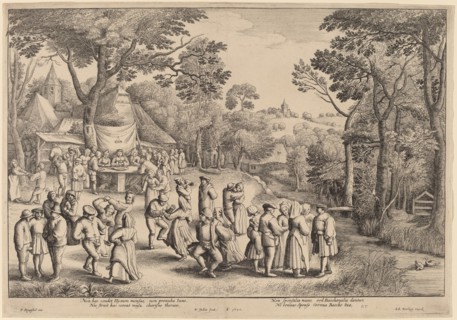 Rustic Wedding Dance, 1650.