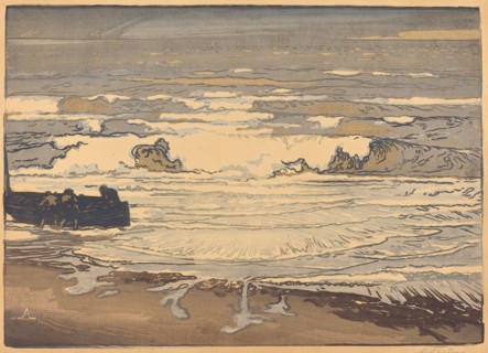 Unfurled Waves, Flood of September 1901 (Les lames deferlent,maree de Septembre 1901), 1901.