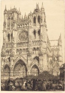 Amiens Cathedral (Cathedrale d'Amiens - Jour d'inventaire), 1907.