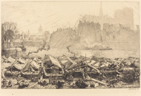 The Great Apple Market (Le grand marche aux pommes), 1917.