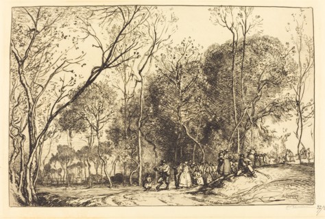 Summer in Saint-Martin, the Past Nuptials (Ete de la Saint-Martin, la noce qui passe), 1908.