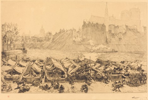 The Great Apple Market (Le grand marche aux pommes), 1891.