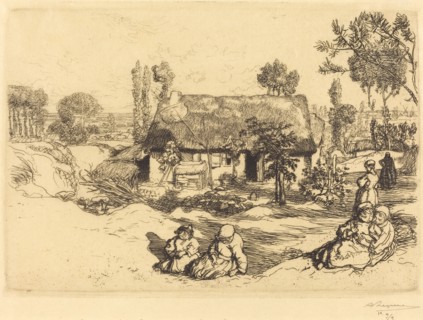 Shelter for the Poor, Vendee (Le nid de pauvres, Vendee), 1909.