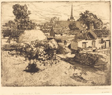 View of St.-Jean-de-Mont, Vendee (Vue de St.-Jean-de-Mont, Vendee), 1892.