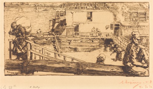 The Wash-house (Le lavoir), 1891.