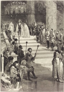 Le Couronnement de l'Empereur Alexandre III de Russie (27 Mai), 1883.