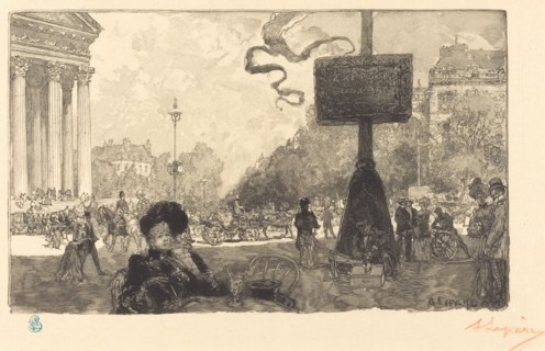 Corner of the Rue Royale (Coin de la rue royale), 1890.