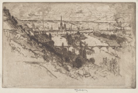 Rouen, from Bon Secours, 1907.
