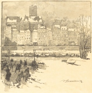 Quai de l'Hôtel de Ville, 1886.