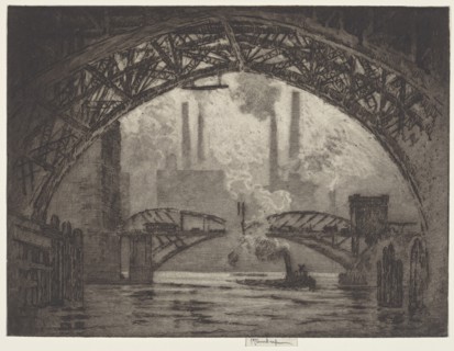 Under the Bridges, Chicago, 1910.