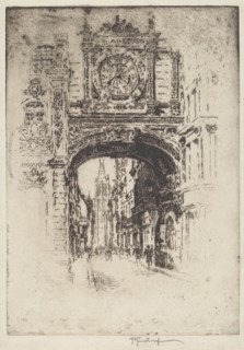 Grosse Horloge, Rouen, 1907.
