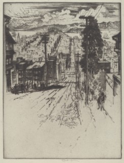 Down and Up the Hills to the Bay, San Francisco, 1912.