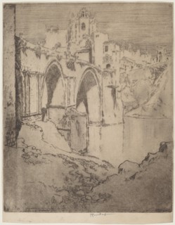 Bridge of San Juan D'Los Reyos, Toledo, 1904.