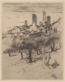 San Gimignano, 1883.
