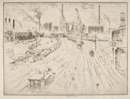 Tracks, Oberhausen, 1910.