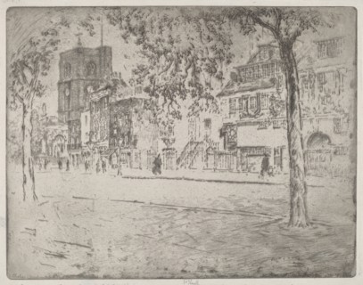House Where Whistler Died, 1904.