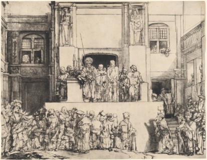 Christ Presented to the People: Oblong Plate, 1655.