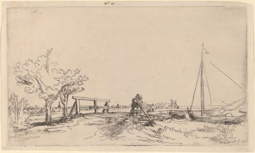 Six's Bridge, 1645.