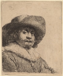 Man in a Broad-Brimmed Hat, possibly 1638.