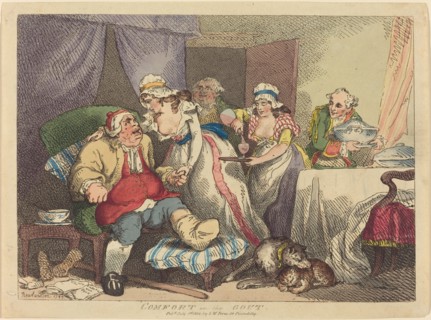 Comfort in the Gout, 1785.