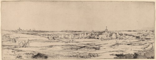 Landscape with a View toward Haarlem (The Goldweigher's Field), 1651.