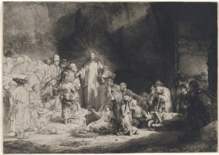 Christ Preaching (The Hundred Guilder Print), c. 1643/1649.