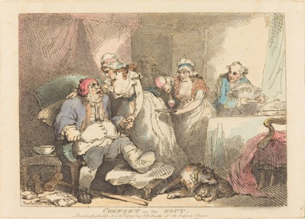 Comfort in the Gout, 1785.