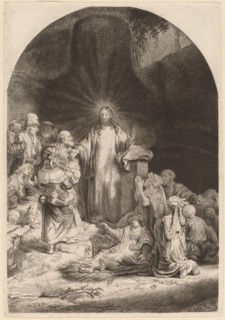 Christ Preaching and Healing (Fragment from the Hundred Guilder Print), c. 1649.