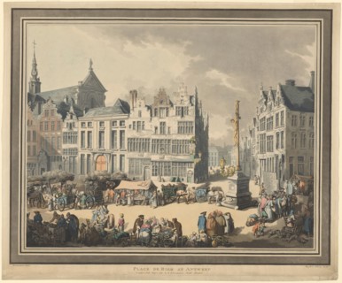 Place de Meir at Antwerp, 1797.