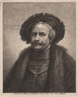 Self-Portrait of Rembrandt, 1771.