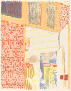 Interior with Pink Wallpaper II (Interieur aux tentures roses II), c. 1896 (published 1899).