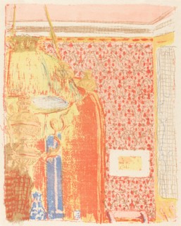 Interior with Pink Wallpaper III (Interieur aux tentures roses III), c. 1896 (published 1899).