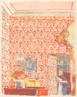 Interior with Pink Wallpaper I (Interieur aux tentures roses I), c. 1896 (published 1899).