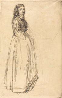 Fumette, Standing, 1859.