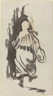 Walking Figure Seen from Behind, c. 1894.