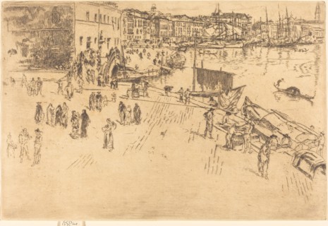 The Riva, No.I, 1879/1880. Creator: James Abbott McNeill Whistler.