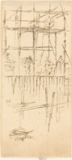 Savoy Scaffolding, c. 1887.