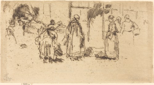 Poultry-Market, Loches, 1888.