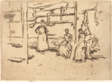 After the Sale, Hounsditch, c. 1886/1888.