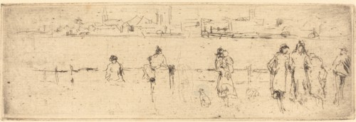A Sketch on the Embankment, c. 1884/1886.