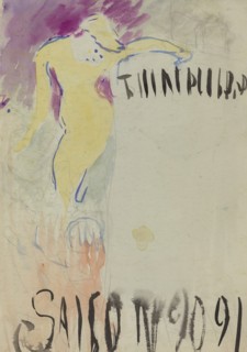 Program Design for the Théâtre Libre [verso], c. 1890.