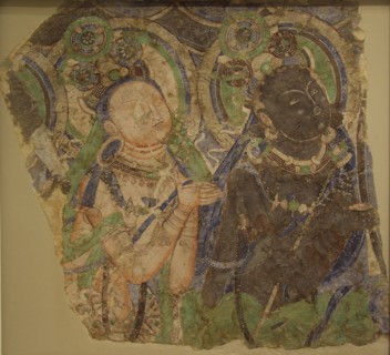 Two Adoring Bodhisattvas, 4th-6th century.
