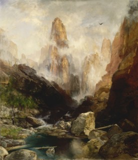 Mist in Kanab Canyon, Utah, 1892.