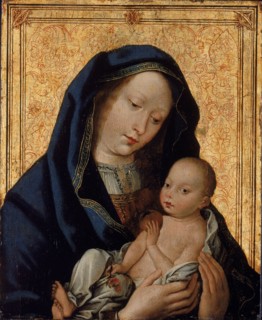 Virgin and Child with Apple, 15th century.