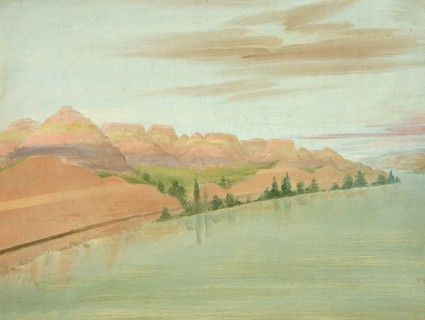 Beautiful Clay Bluffs, 1900 Miles above St. Louis, 1832.