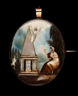 Mourning Pin, 1790s.