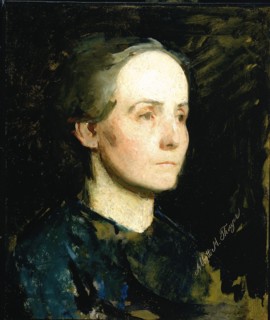Portrait of a Woman (Miss Gertrude Bloede), ca. 1881.