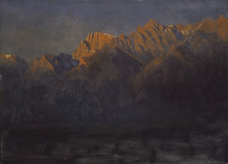 Sunrise in the Sierras, ca. 1872.
