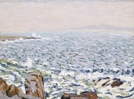 Surf Breaking, Cranberry Island, 1913.