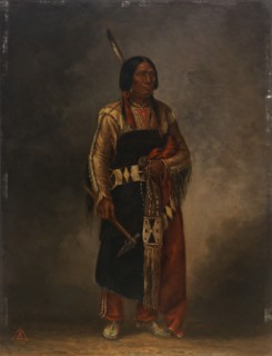 Mak-phe-ah-luta (Red Cloud), ca. 1887. Creator: Antonio Zeno Shindler.
